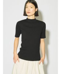 MIDIUMISOLID/MIDIUMISOLID for Ladies ボトルネックハーフスリーブリブトップ/507969223