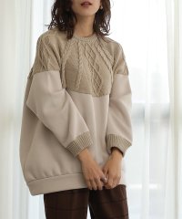 Bou Jeloud/ブージュルード Bou Jeloud 裏起毛ドッキングケーププルオーバー/505655376