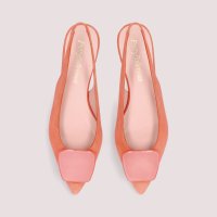 PRETTY BALLERINAS/プリティ・バレリーナ Pretty Ballerinas ELLA suede slingback / エラ スエード スリングバック ポインテッドシューズ/507866277