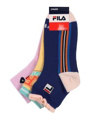 FILA socks Kids/爪先踵補強 ショートソックス 3足組 キッズ/507884804