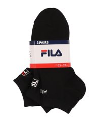 FILA socks Mens/異柄刺繍 スニーカーソックス 3足組 メンズ/507884811