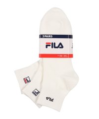 FILA socks Mens/異柄刺繍 ショートソックス 3足組 メンズ/507884812