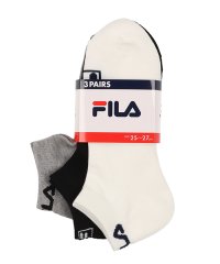 FILA socks Mens/足底パイル スニーカーソックス 3足組 メンズ/507884813