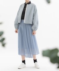 nop de nod/ノップドゥノッド nop de nod ポリエステルコットンリネンツイルノーカラーランタンスリーブブルゾン/507969198