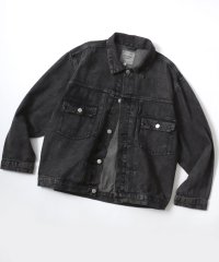 LAZAR/ラザル Lazar オーバーサイズ ヴィンテージライク ケミカルウォッシュ加工 ショート丈 デニムジャケット レディース メンズ/507969205