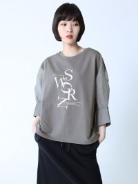 LASUD/ラシュッド LASUD シアースリーブロゴスウェットPO/507969913