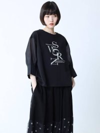 LASUD/ラシュッド LASUD シアースリーブロゴスウェットPO/507969913