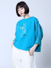 LASUD/ラシュッド LASUD シアースリーブロゴスウェットPO/507969913