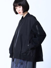 LASUD/ラシュッド LASUD 異素材MA－1ライトブルゾン/507969916