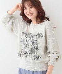 SHOO・LA・RUE　DRESKIP/シューラルー／ドレスキップ SHOO・LA・RUE/DRESKIP 花柄刺繍ブークレニット/507970675