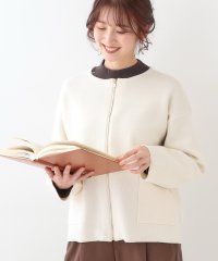 SHOO・LA・RUE　DRESKIP/シューラルー／ドレスキップ SHOO・LA・RUE/DRESKIP ジャガードZIPニットカーディガン/507970676
