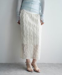  ＣＯＤＥ　Ａ/frill lace easy skirt/507970705
