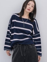 kivi/キヴィ kivi multi border knit PO/507970919
