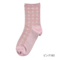 manzoku/マンゾク 満足 福助 【満足 ： ゆったりらくらく】 靴下 スパイラル柄 クルー丈 アルガンオイル加工(3145－03N)婦人 女性 レディース フクスケ fu/507971031