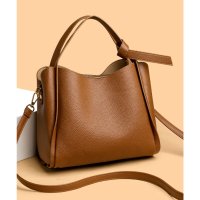 florge/フロージュ florge 【仕切りポケット内蔵】2WAY レザータッチ台形ハンドバッグ/ショルダーバッグ/507971376