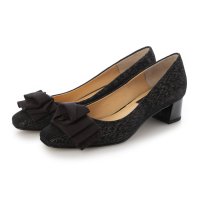 LANVIN COLLECTION/ランバン コレクション LANVIN COLLECTION スクエアトゥたたみリボンパンプス/507971580