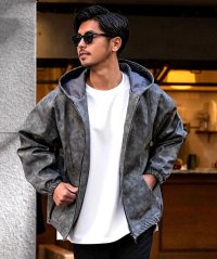 CavariA/キャバリア CavariA CavariA ケミカルPU ZIP長袖パーカー/507971787