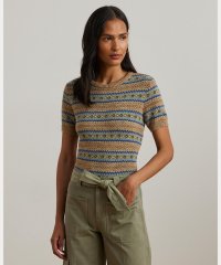 LAUREN RALPH LAUREN/フェア アイル ショートスリーブ セーター/507971809