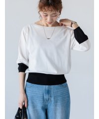 Lugnoncure/ルノンキュール Lugnoncure 配色ニットプルオーバー《2025spring catalog item》/507971867