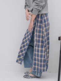 kivi/キヴィ kivi check wrap skirt/507972005