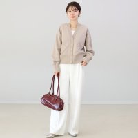 Aletta vita/アレッタ ヴィータ Aletta vita 綿スウェットキーネックスナップカーディガン/507972069