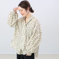 Aletta vita/アレッタ ヴィータ Aletta vita ボウタイ付エステルローン後ろボタンブラウス/507972070