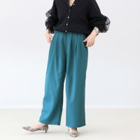 Aletta vita/アレッタ ヴィータ Aletta vita T/Rフロントタックワイドパンツ/507972076