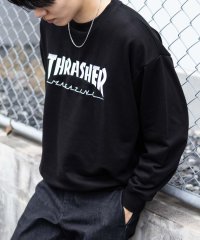 THRASHER/スラッシャー THRASHER ロゴクルーネックスウェット/507972106