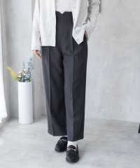 MAC HOUSE/マックハウス Mac－House nAvy ハイウエストワイドストレートパンツ/507972264