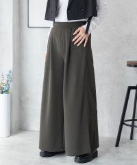 MAC HOUSE/マックハウス Mac－House nAvy ジョーゼットワイドパンツ/507972265