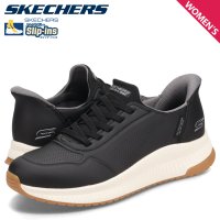 SKECHERS/スケッチャーズ SKECHERS スリップインズ ボブス スクワッド 4 ダイレクト ステップ スニーカー メンズ SLIP－INS ブラック 118424/507972399