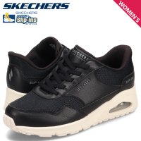 SKECHERS/スケッチャーズ SKECHERS スリップインズ ウノ バンクシア スニーカー レディース SLIP－INS UNO－BANKSIA ブラック 黒 177117/507972414
