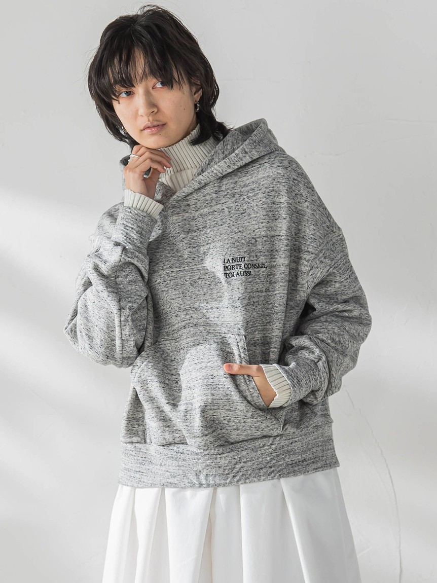 メイソングレイ MAYSON GREY 刺繍ロゴパーカー≪洗濯機で洗える メイソングレイ MAYSON GREY 刺繍ロゴパーカー≪洗濯機で洗える