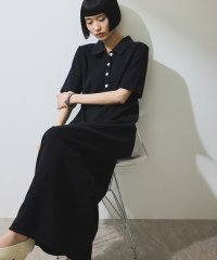 ADAM ET ROPE'/【WEB限定】ハーフスリーブポロシャツワンピース/507973484