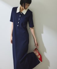 ADAM ET ROPE'/【WEB限定】ハーフスリーブポロシャツワンピース/507973484