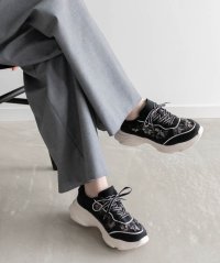 RANDA/ランダ RANDA フラワーチュールビジューシアースニーカー/507973896