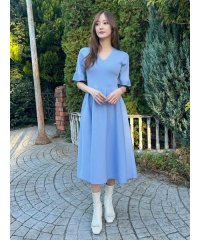 CELFORD/Vネックホールガーメントワンピース/507974220