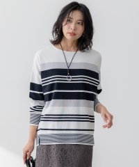 NIJYUSANKU（SMALL SIZE）/【洗える】コットンポリエステルストレッチ オーバーサイズ ニット/507974388