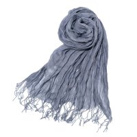 exrevo/エクレボ exrevo 【紫外線95％以上カット】ワッシャー ストール 大判 春 シルク 薄手 無地 uvケア 紫外線カット リネン風 春夏 レディース ガーゼ/503944952