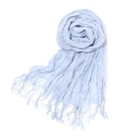 exrevo/エクレボ exrevo 【紫外線95％以上カット】ワッシャー ストール 大判 春 シルク 薄手 無地 uvケア 紫外線カット リネン風 春夏 レディース ガーゼ/503944952
