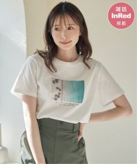 ikka/【雑誌InRed5月号掲載】ロゴフォトプリントTシャツ【親子コーデ】/507173649