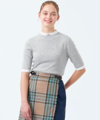 MACKINTOSH PHILOSOPHY/【2025年春夏モデル】Cleric Collar Knit ハーフスリーブ/507612601