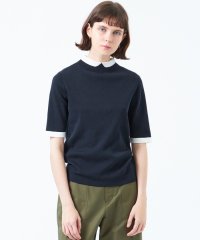 MACKINTOSH PHILOSOPHY/【2025年春夏モデル】Cleric Collar Knit ハーフスリーブ/507612601