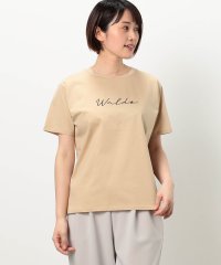 NICOLE white/【WALDO】刺繍ロゴ半袖Ｔシャツ/507869842