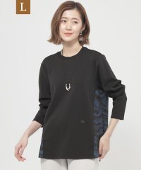 エヴェックス バイ クリツィア　Lサイズ/【L】【ウォッシャブル】ランダムゼブラコンビカットソー/507890255