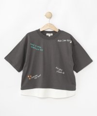 SHOO・LA・RUE(Kids) /シューラルー キッズ SHOO・LA・RUE／Kids アソートプリント裾レイヤード五分袖Tシャツ/507970767