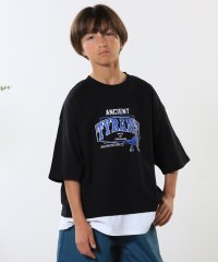 SHOO・LA・RUE(Kids) /【100－150cm】アソートプリント裾レイヤード五分袖Tシャツ/507970767