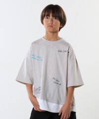 SHOO・LA・RUE(Kids) /【100－150cm】アソートプリント裾レイヤード五分袖Tシャツ/507970767