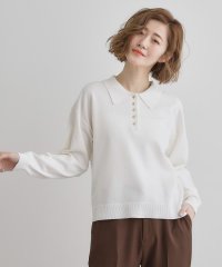 grove/配色ポロニットプルオーバー/507970796