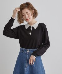 grove/グローブ grove 配色ポロニットプルオーバー/507970796